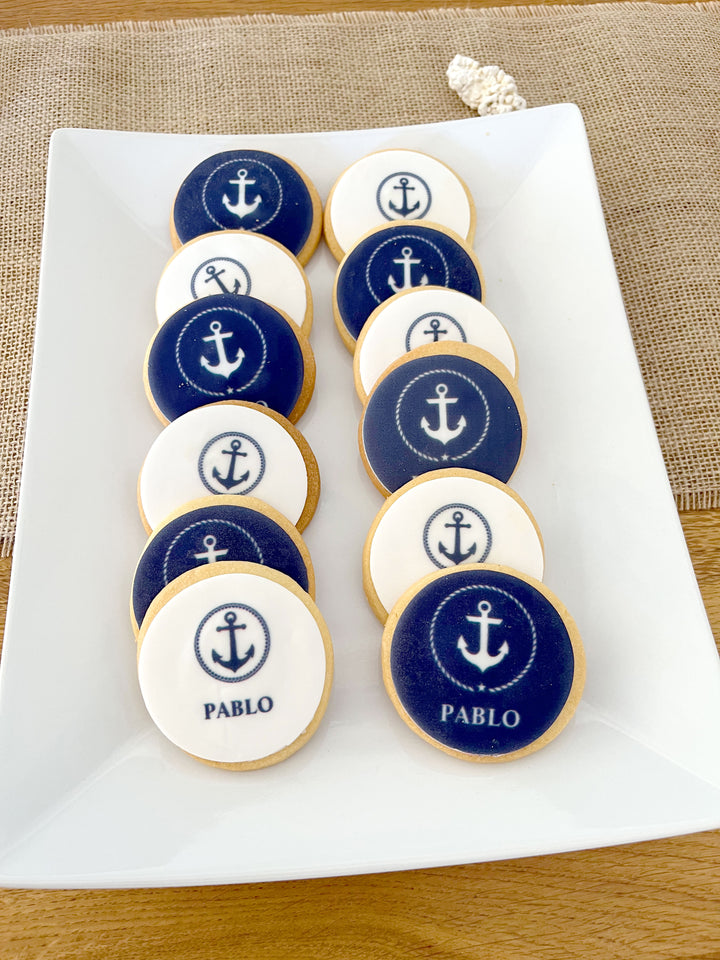 Biscuits photos ronds (12 pièces)