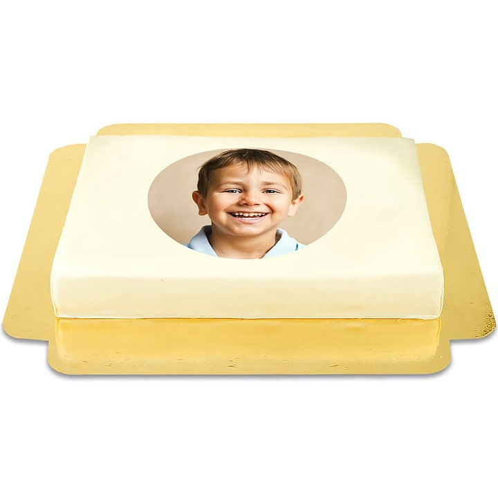 Gâteau photo Grand - 39 x 27 cm 