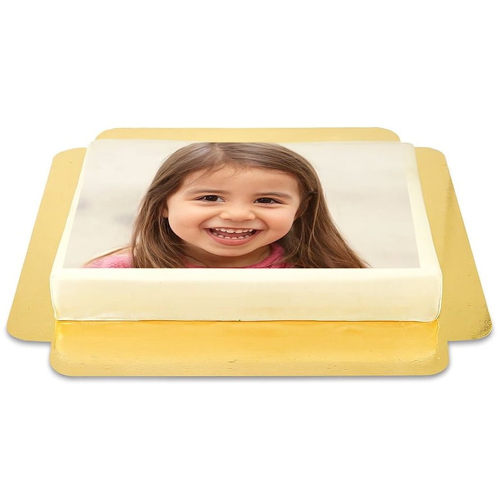 Gâteau photo Grand - 39 x 27 cm 