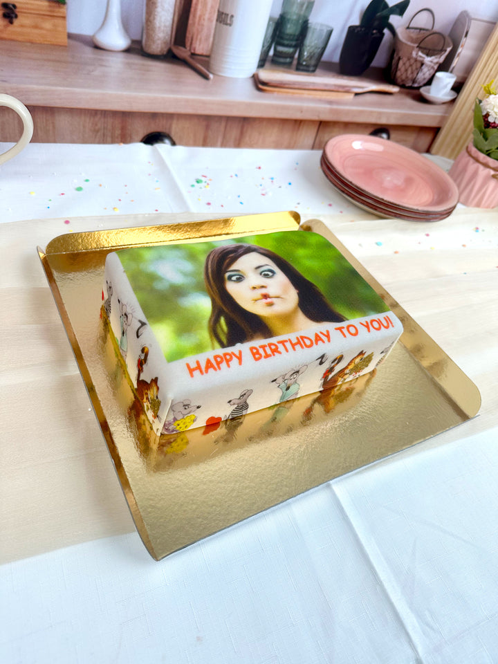 Gâteau photo Petit - 20 x 14 cm