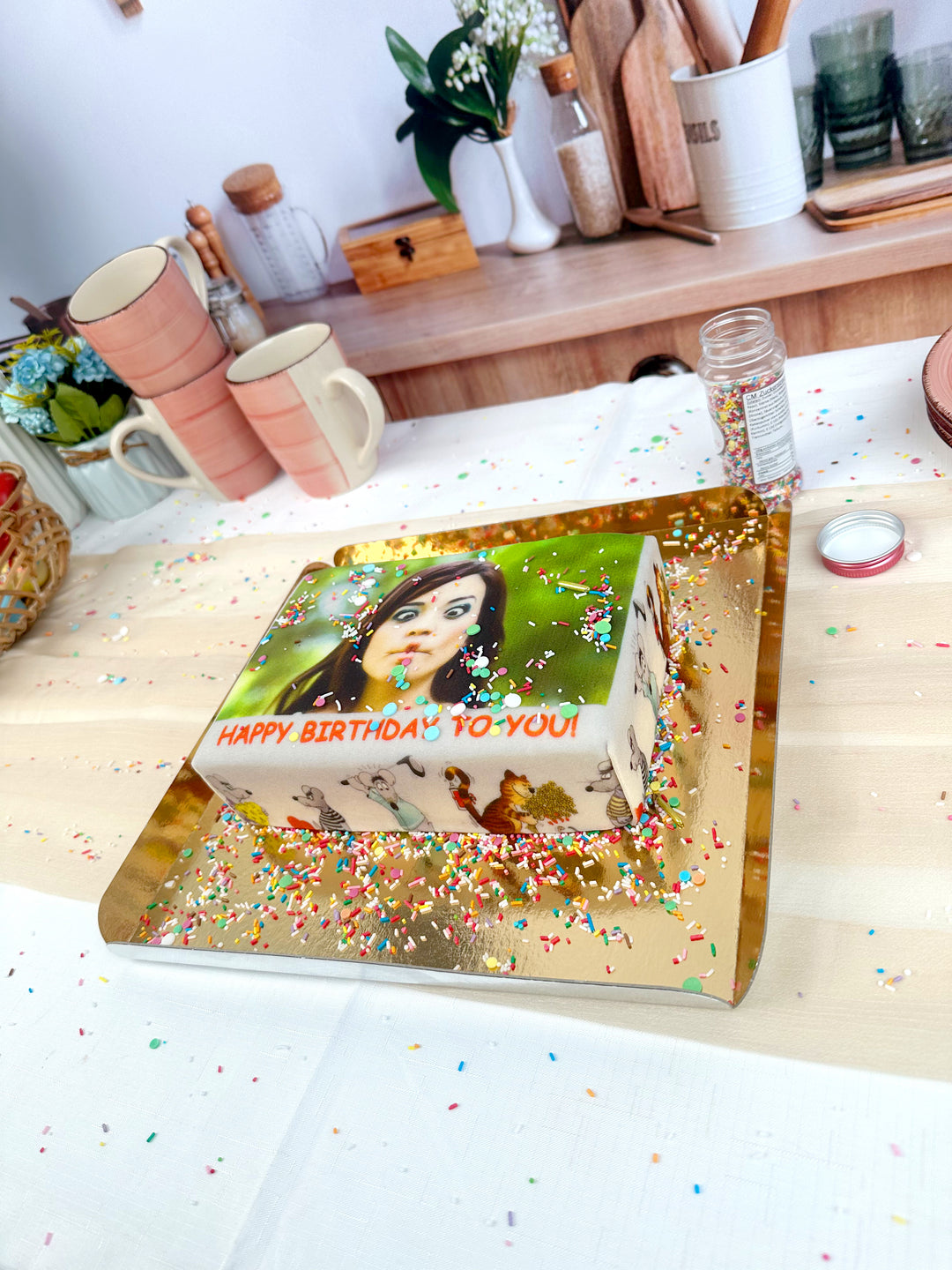 Gâteau photo Petit - 20 x 14 cm