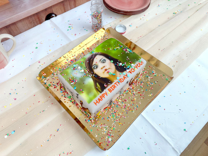 Gâteau photo Petit - 20 x 14 cm