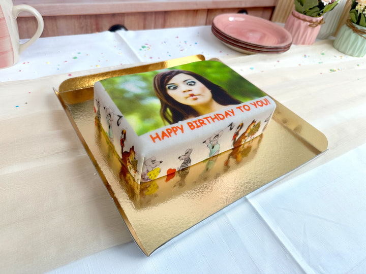 Gâteau photo Petit - 20 x 14 cm