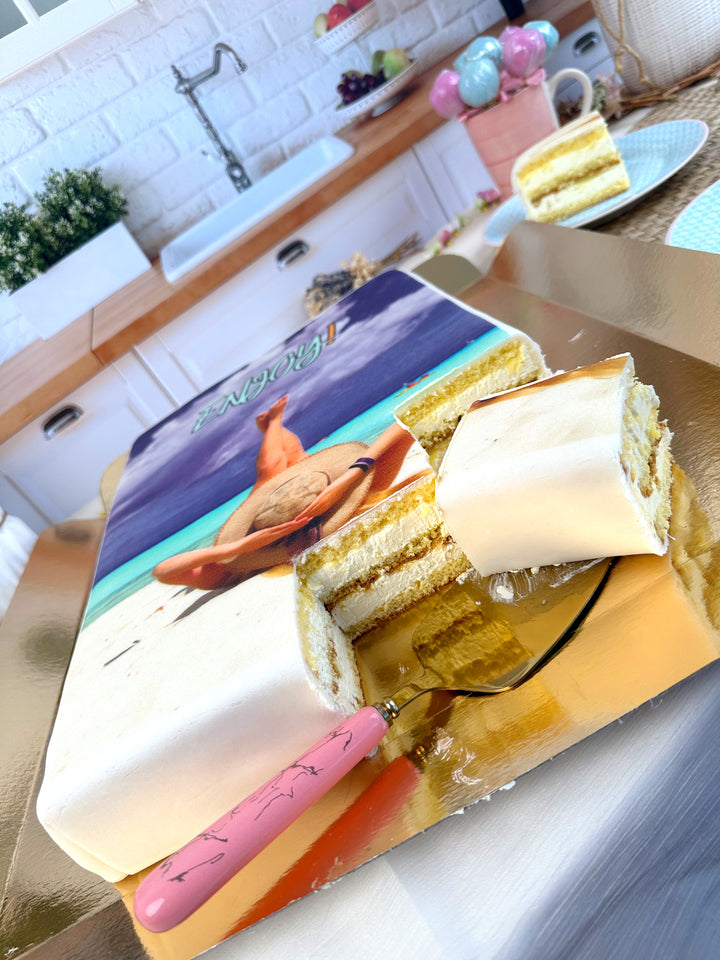 Gâteau photo Grand - 39 x 27 cm 