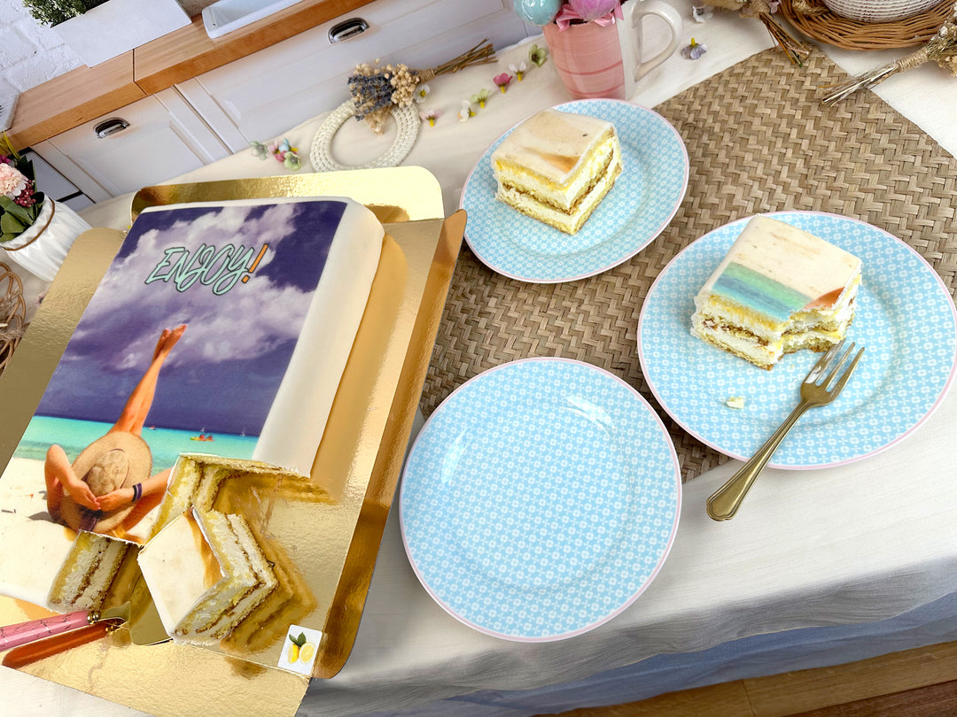 Gâteau photo Grand - 39 x 27 cm 