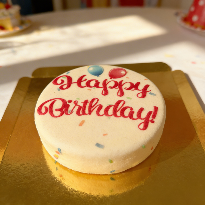 Gâteau d'anniversaire - rose 