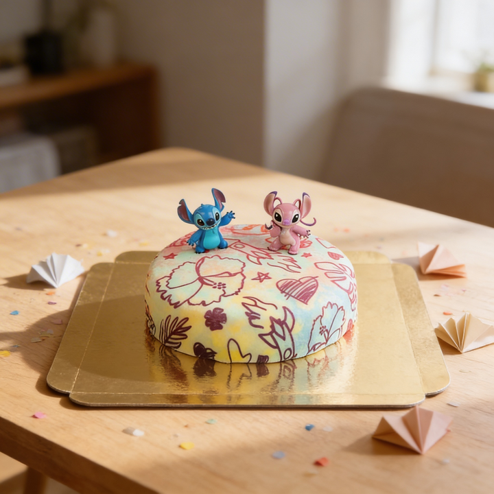 Angel & Stitch® sur gâteau