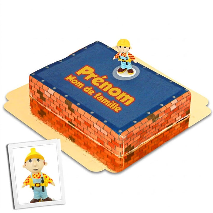 Bob le bricoleur® sur son gâteau chantier