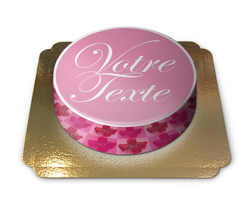 Gâteau à Message d'amour
