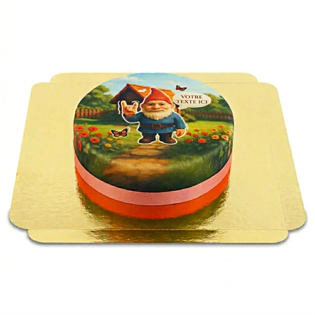 Gâteau nain de jardin Rock 'n' Roll