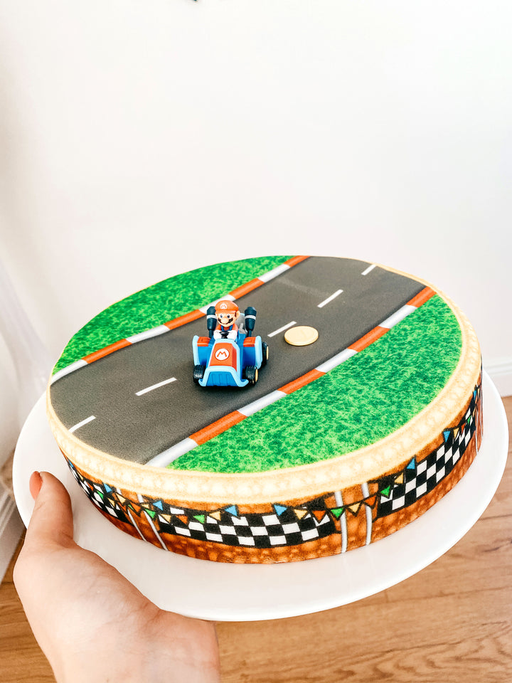 Mario Kart® sur gâteau Grand Prix
