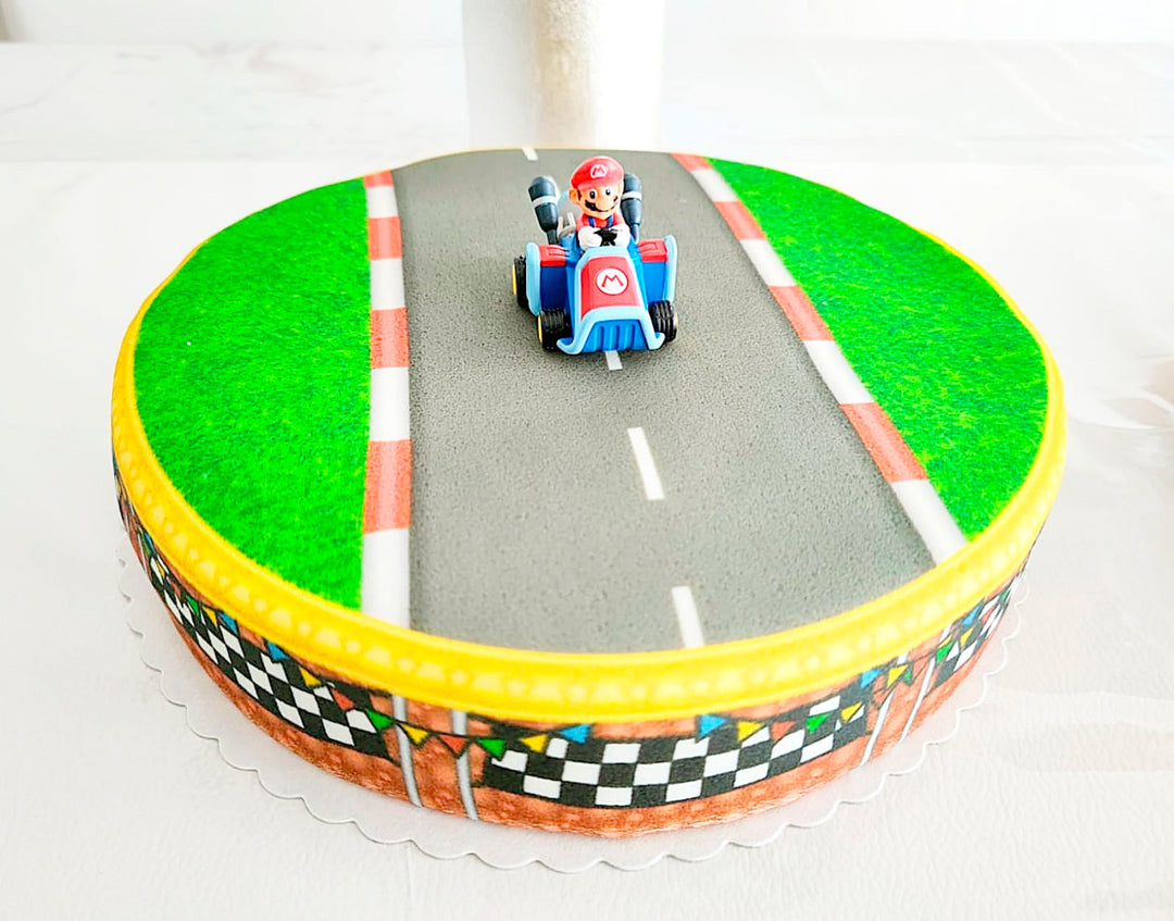 Mario Kart® sur gâteau Grand Prix