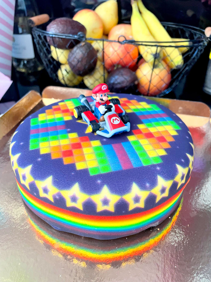 Mario Kart® sur gâteau Route aux étoiles