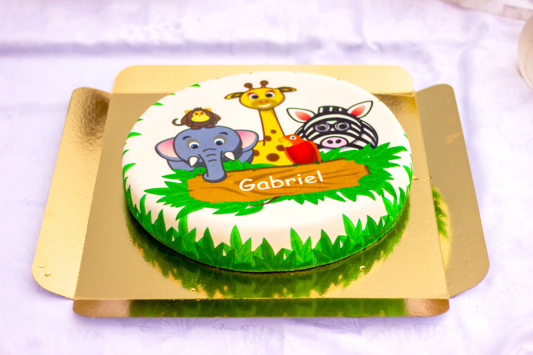 Gâteau animaux