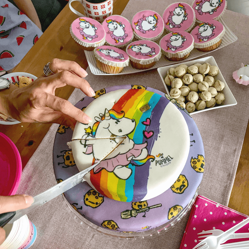 Gâteau Licorne Chubby Unicorn à deux étages