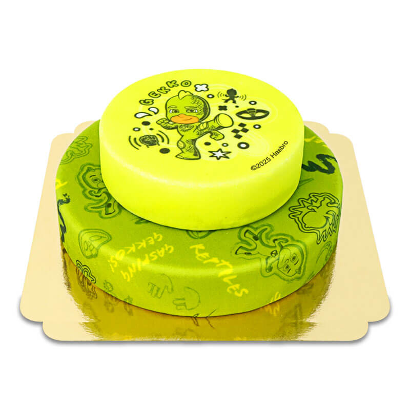 Gâteau Pyjamasques® deux étages Gecko