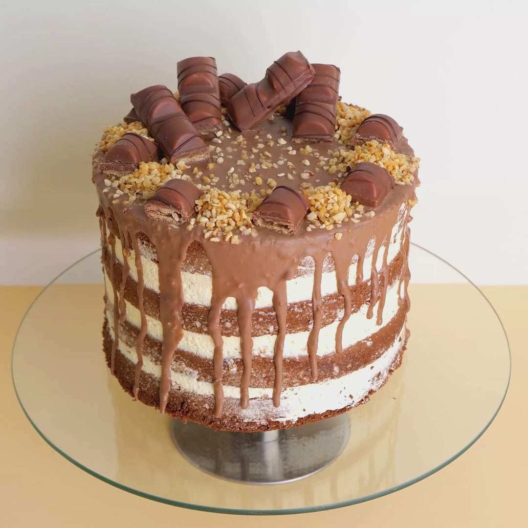 Gâteau avec barres kinder bueno® 