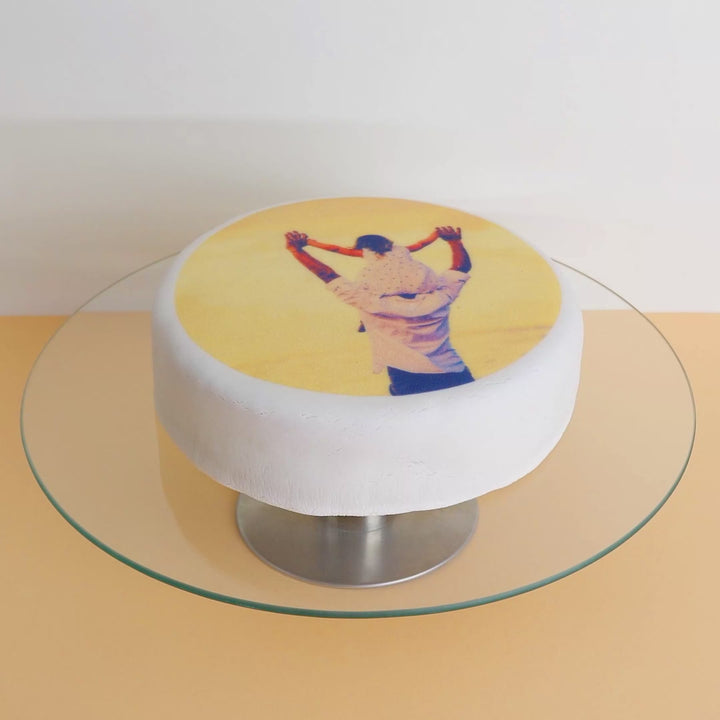 Gâteau photo rond