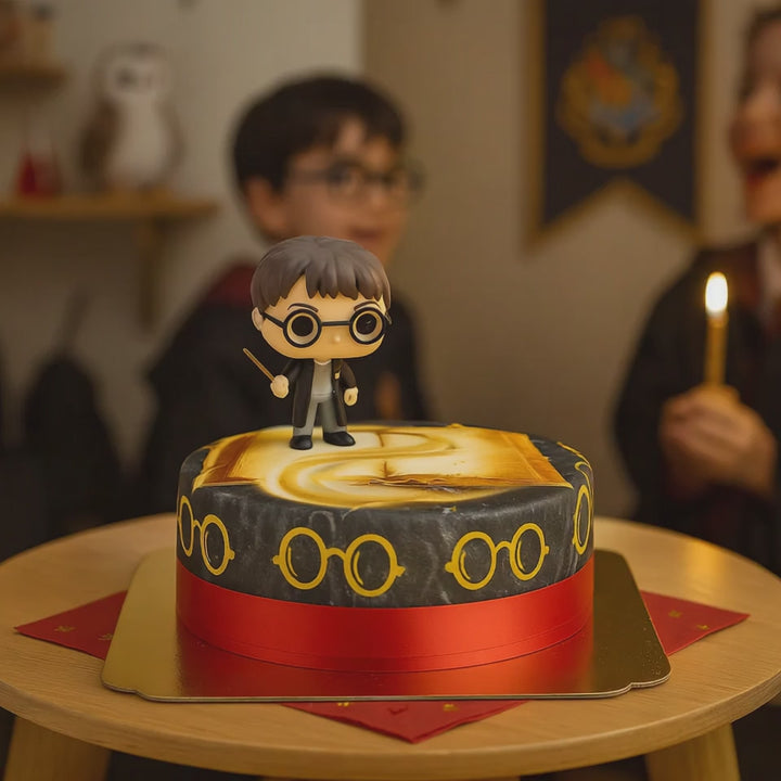Harry Potter® sur gâteau Magique rouge