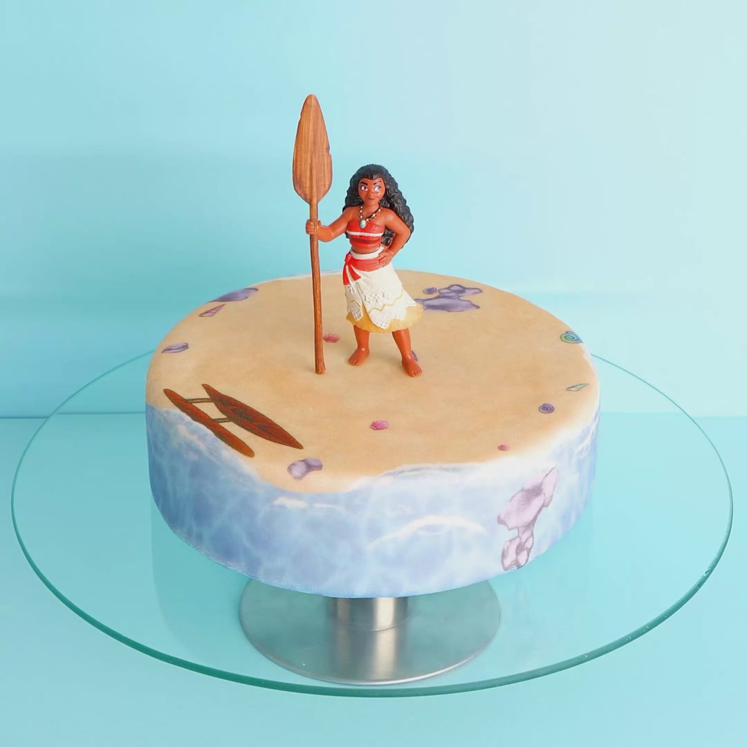 Vaiana® sur gâteau île