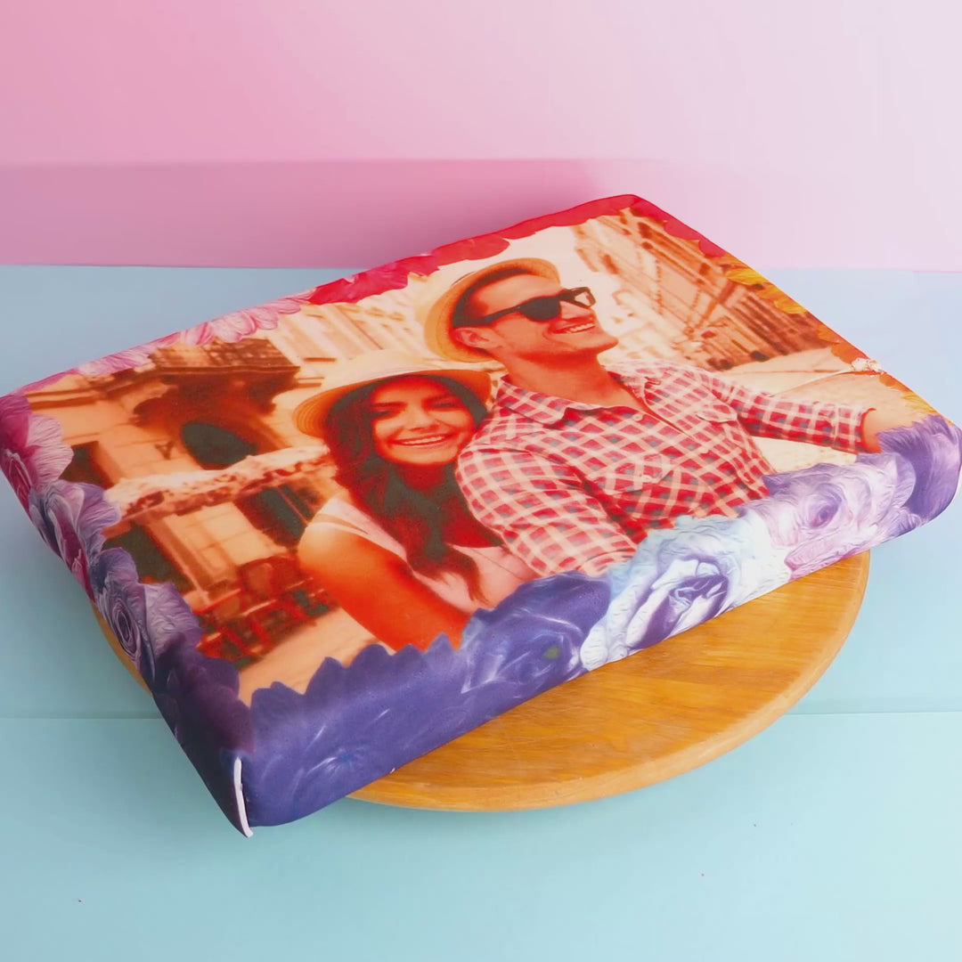 Gâteau photo Grand - 39 x 27 cm 