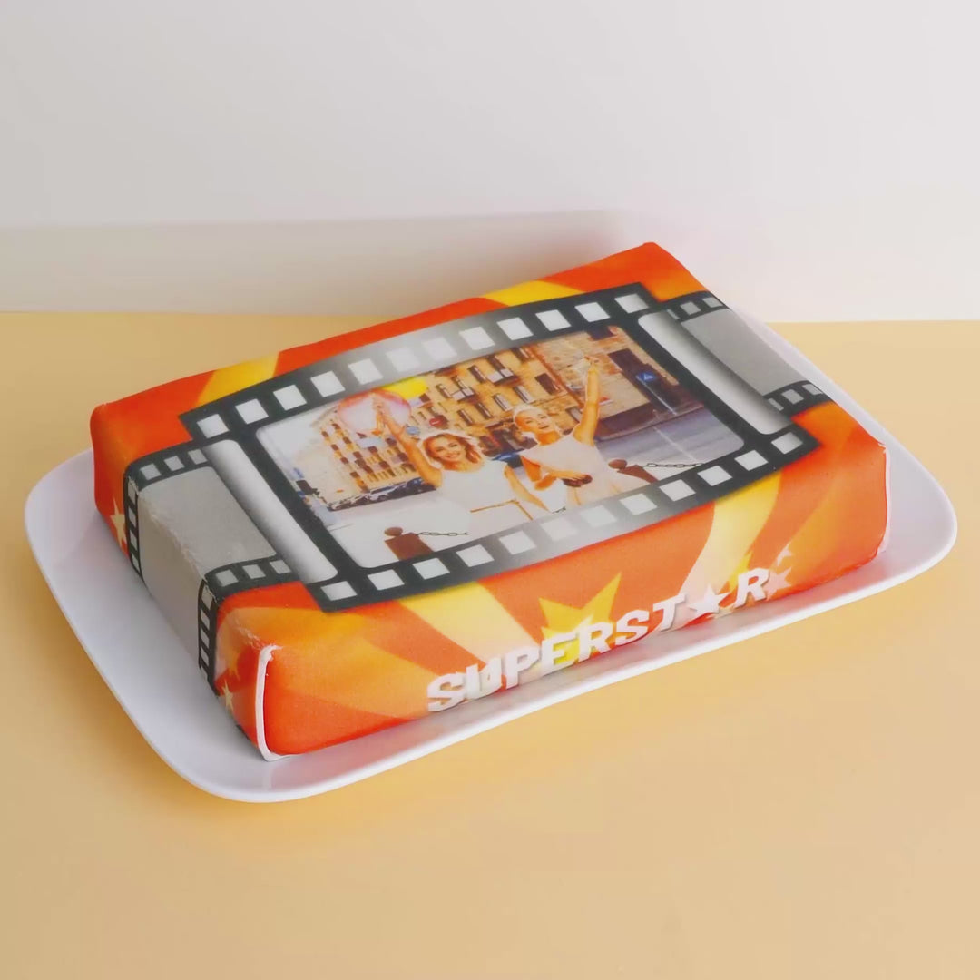Gâteau photo Moyen - 25 x 17 cm