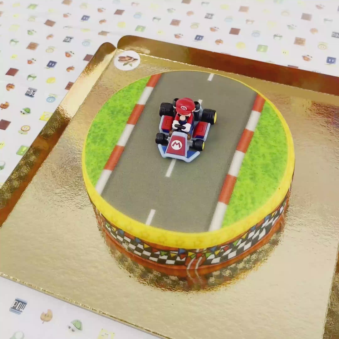 Mario Kart® sur gâteau Grand Prix