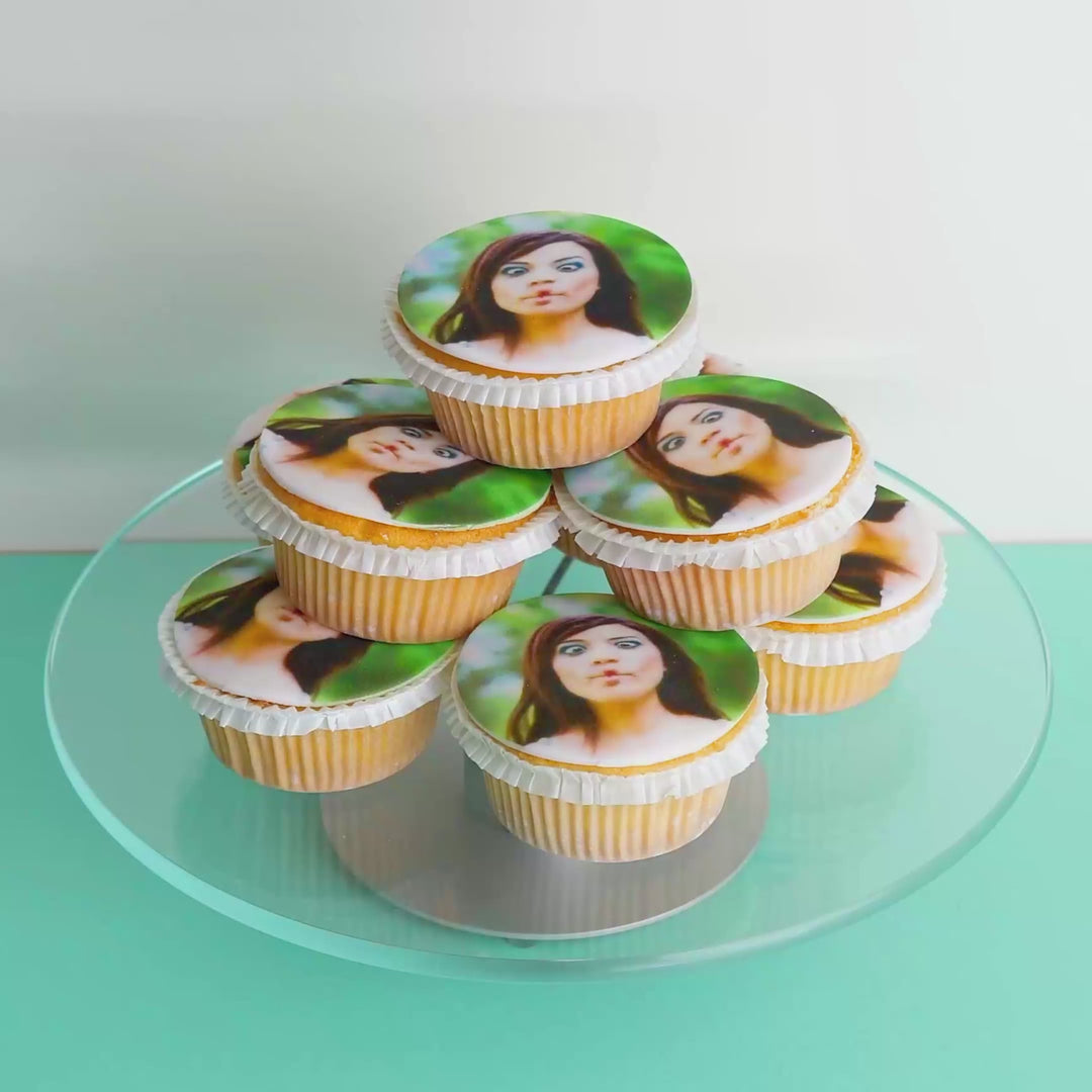 Cupcakes photo (9 pièces)
