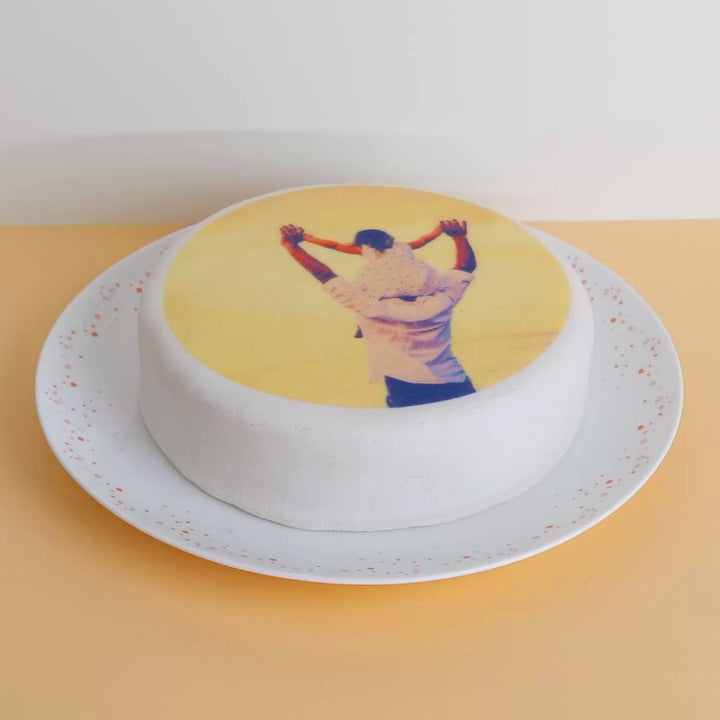 Gâteau photo rond