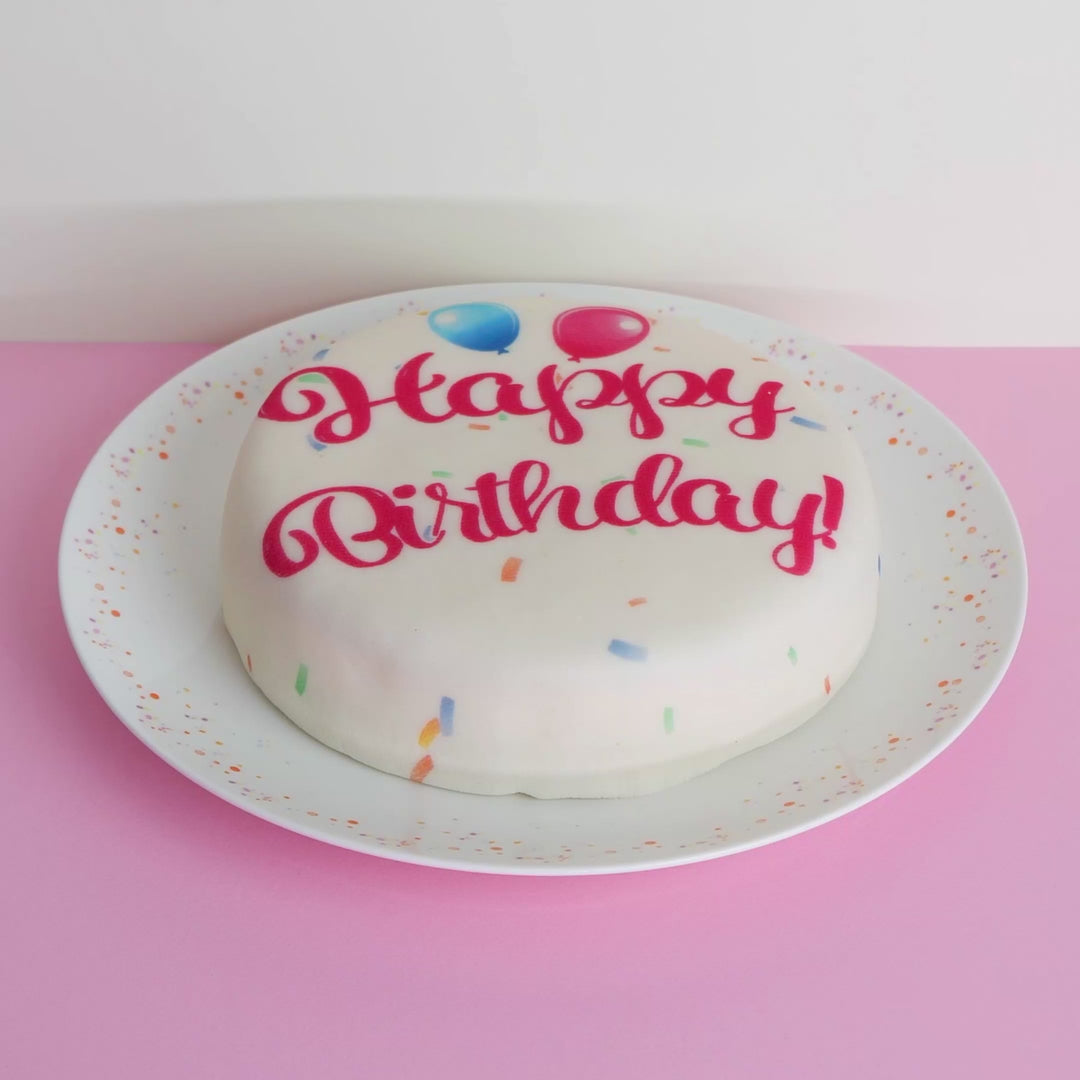 Happy Birthday Torte PINK