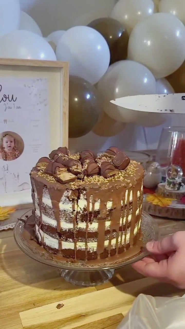 Gâteau avec barres kinder bueno® 