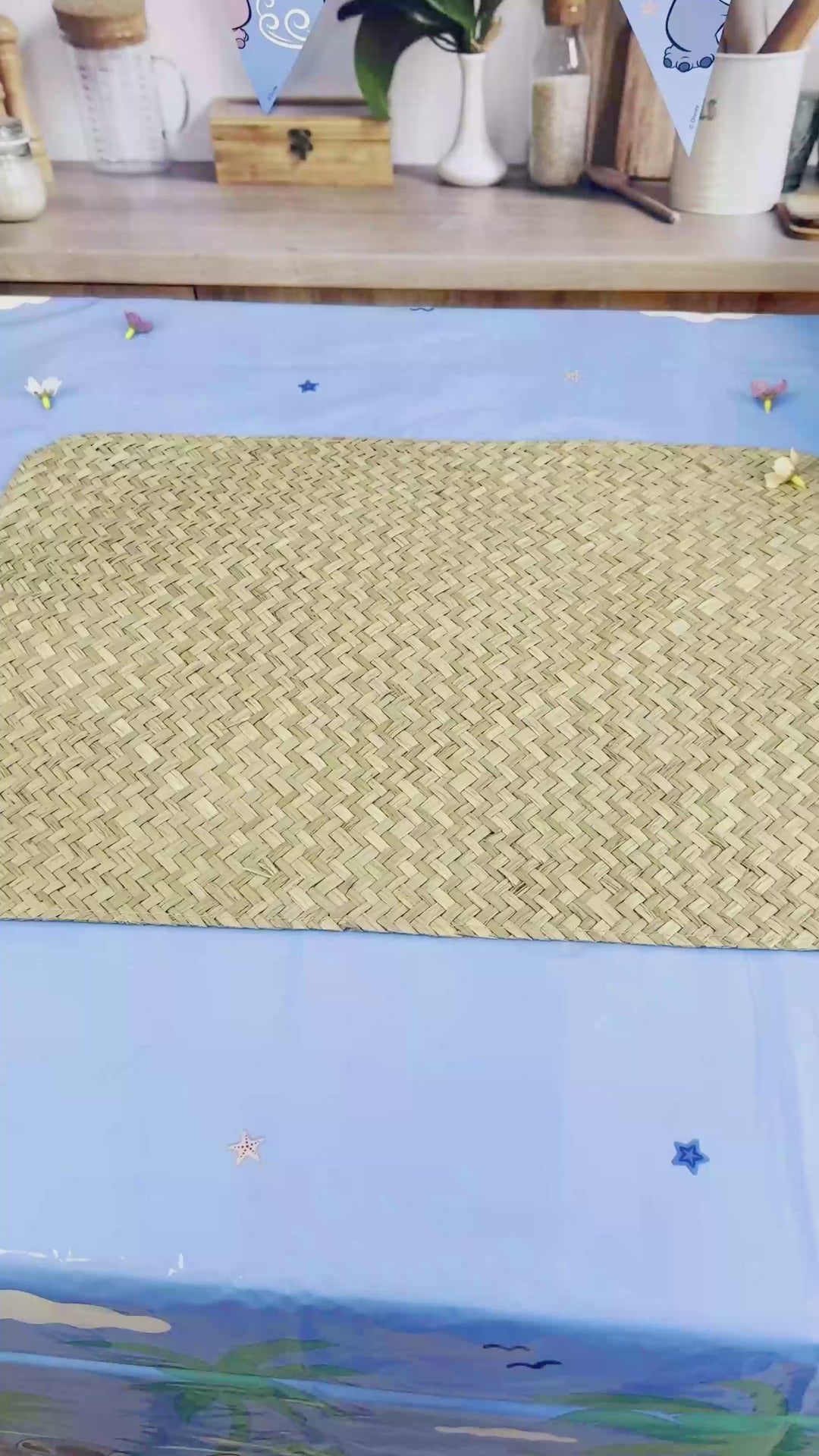 Angel & Stitch® sur gâteau tropical Deluxe