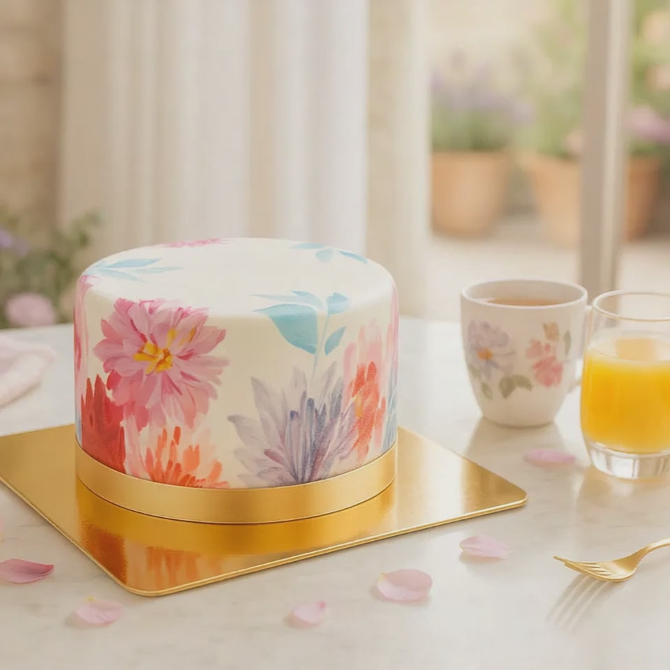 Gâteau à fleurs Deluxe