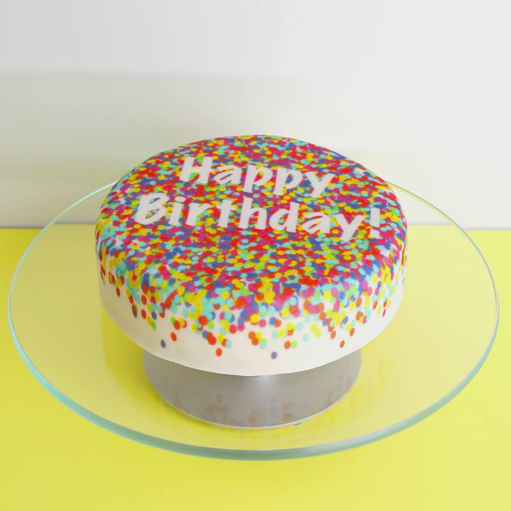 Gâteau confettis