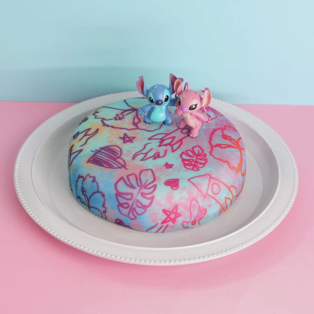 Angel & Stitch® sur gâteau