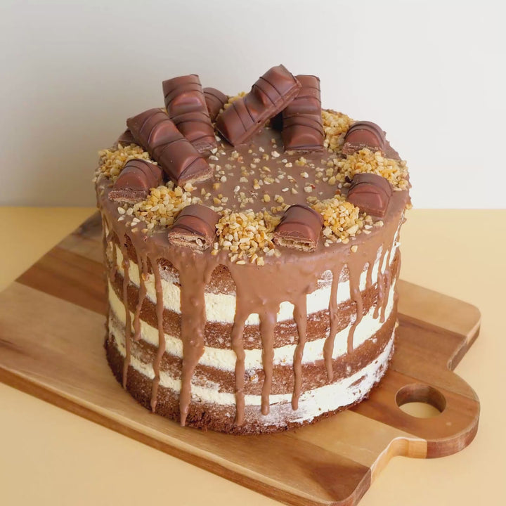 Gâteau avec barres kinder bueno® 
