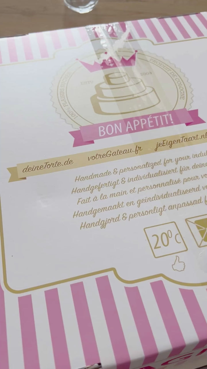 Gâteaux Nombre en différentes couleurs