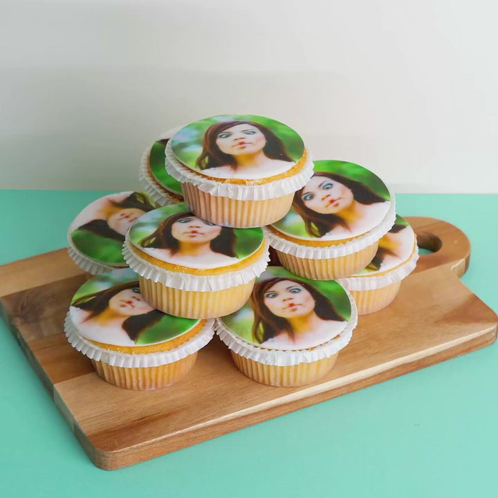 Cupcakes photo (9 pièces)