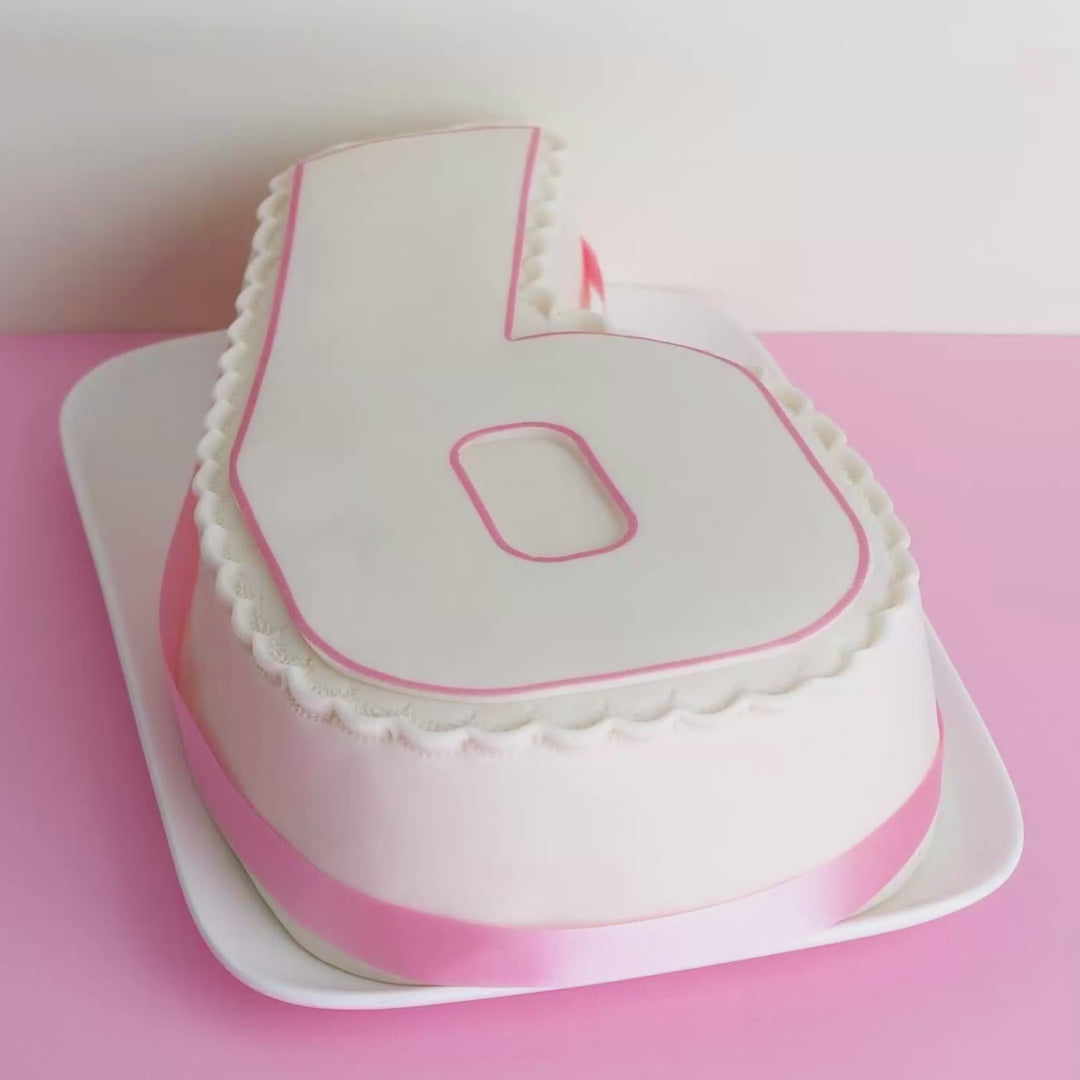 Gâteaux Nombre en différentes couleurs