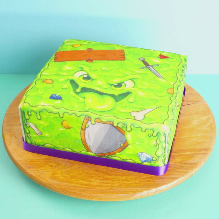 Gâteau monstre gélatineux carré Deluxe