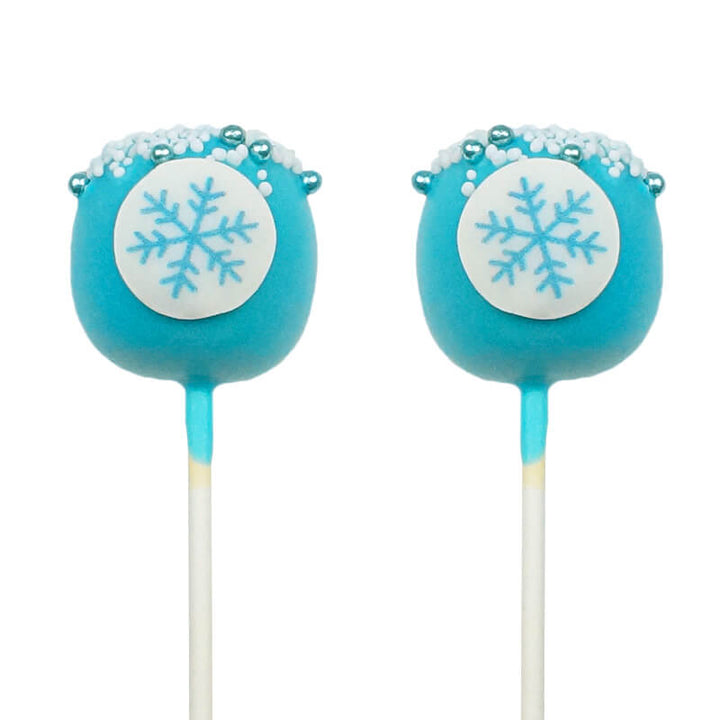 Cake-Pops flocons de neige (12 pièces)