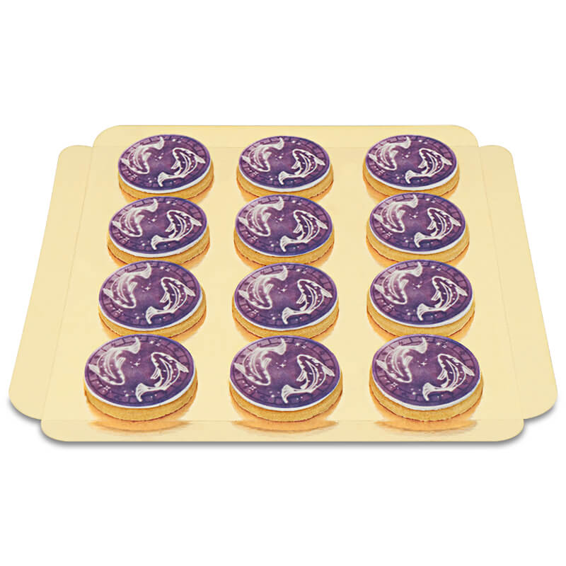 Biscuits astrologiques Poissons (12 pièces)