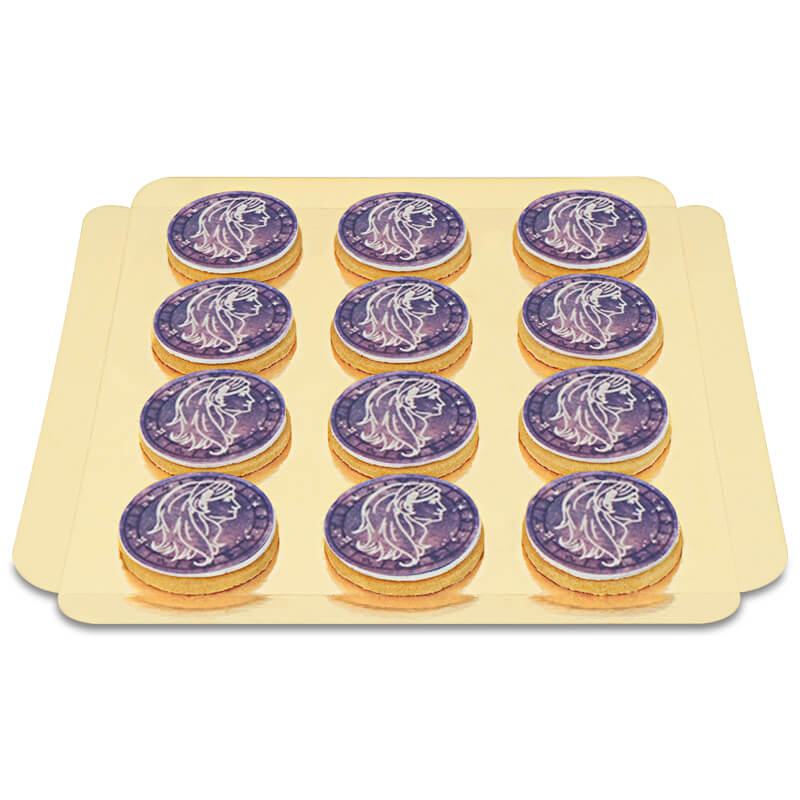 Biscuits astrologiques Vierge (12 pièces)