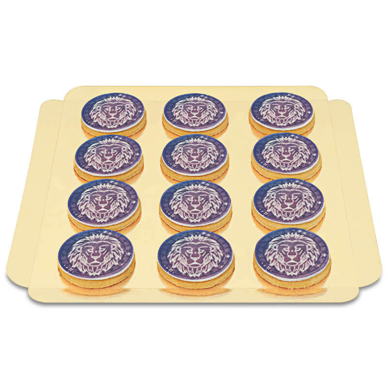 Biscuits astrologiques Lion (12 pièces)