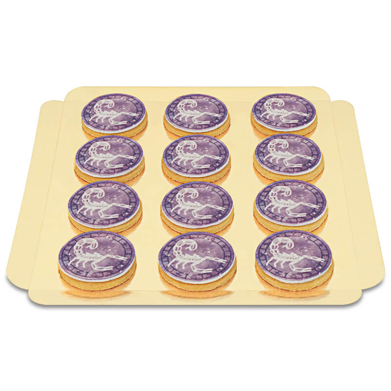 Biscuits astrologiques Scorpion (12 pièces)