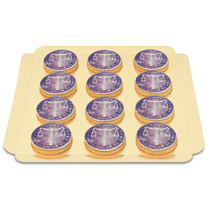 Biscuits astrologiques Balance (12 pièces)
