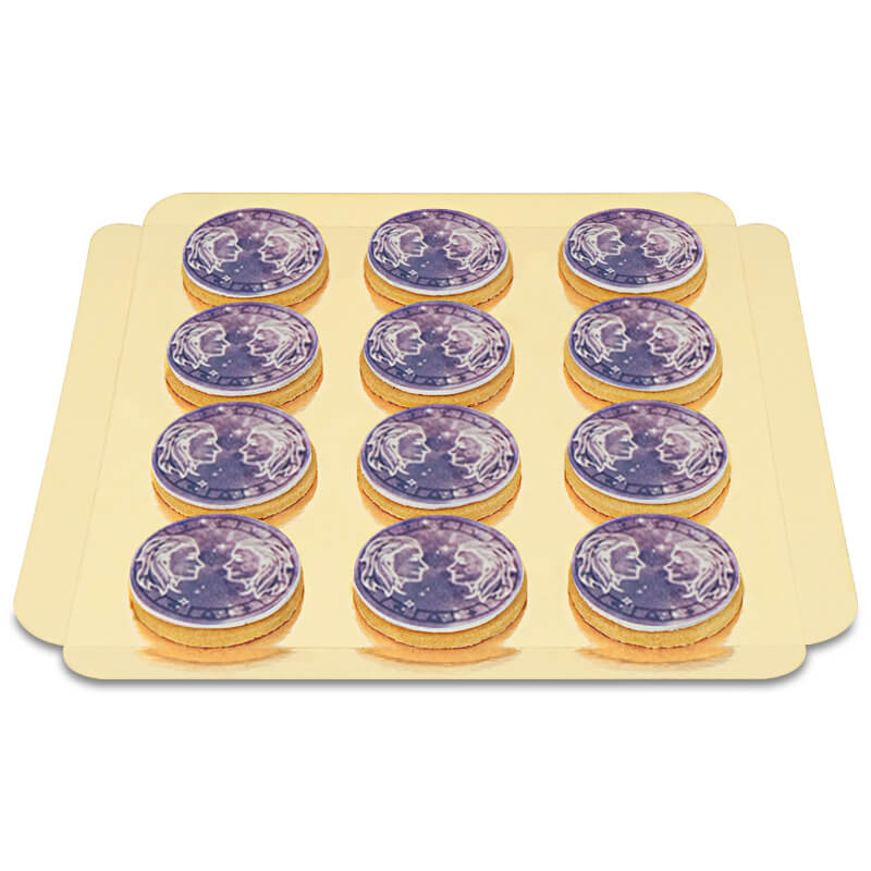 Biscuits astrologiques Gémeaux (12 pièces)