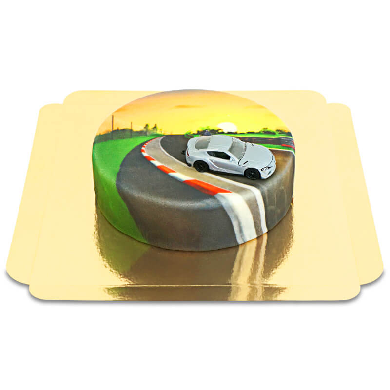 Toyota®-Spielzeugauto auf Torte