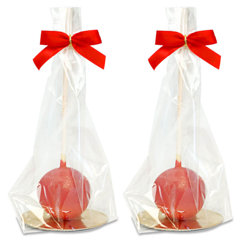Cake-Pops Saint Valentin Deluxe rouges (10 pièces)