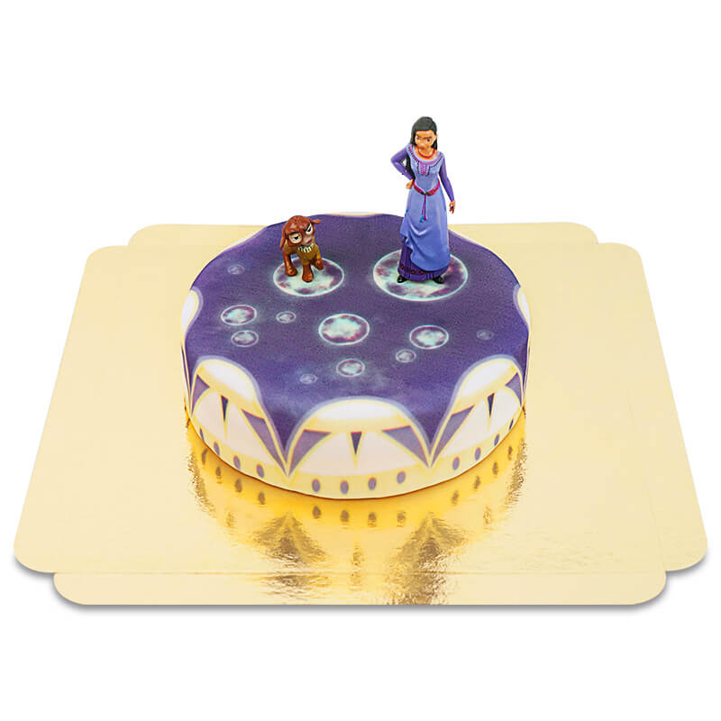 Asha et Valentino de  Wish® sur gâteau des Vœux 